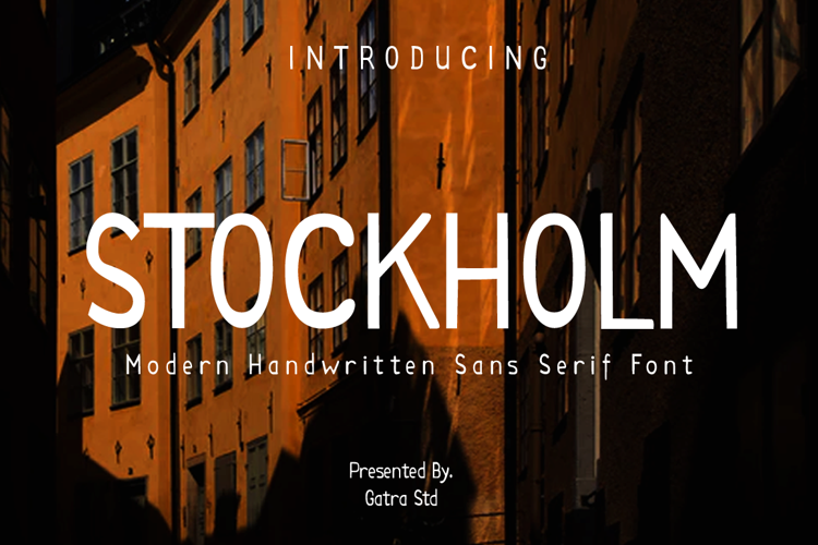Stockhlom - Font