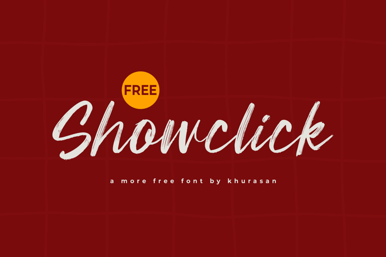Preview of Showclick Font