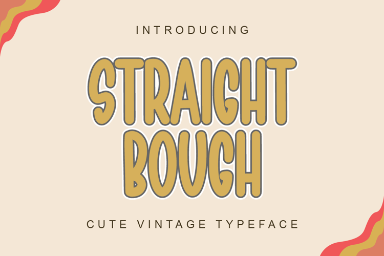 Straight Bough Font