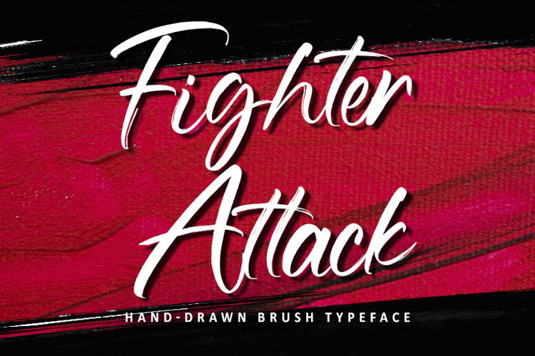 Preview of Fighter Attack Font