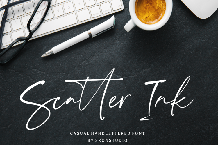 Scatter Ink Font