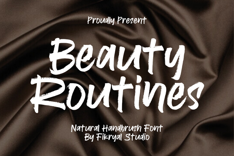 Beauty Routines Font