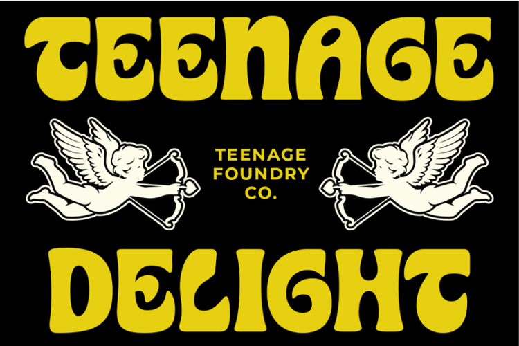 Teenage Delight Font