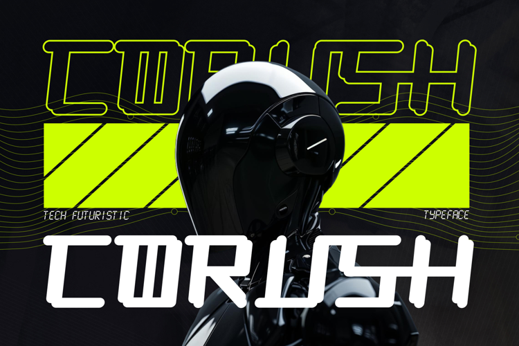 Preview of Corush Font
