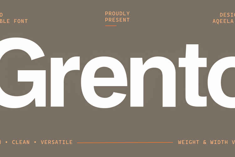 Preview of Grento Exp Font