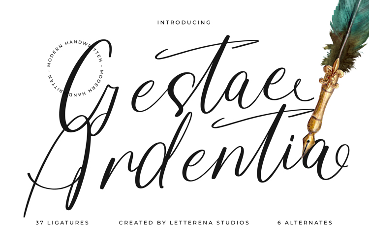 Gestae Ardentia VERSION Font