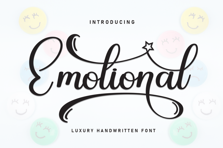 Preview of Emotional Font