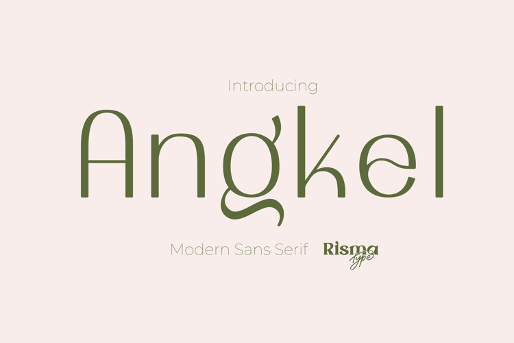 Preview of Angkel Font