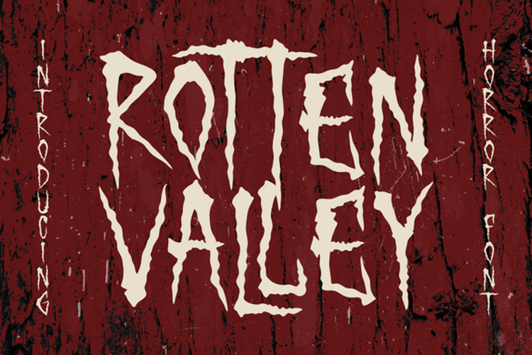 Preview of Rotten Valley Font