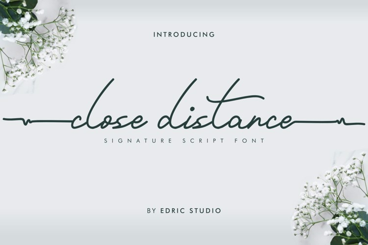 Close Distance Font