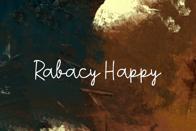 Rabacy Happy Font