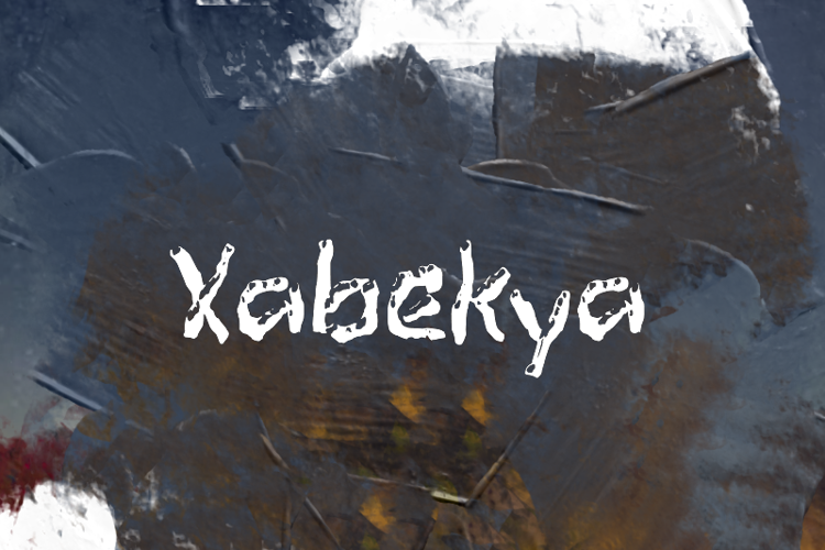Preview of x  Xabekya Font
