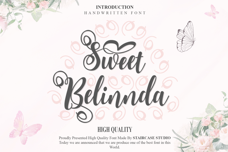 Sweet Belinnda Font