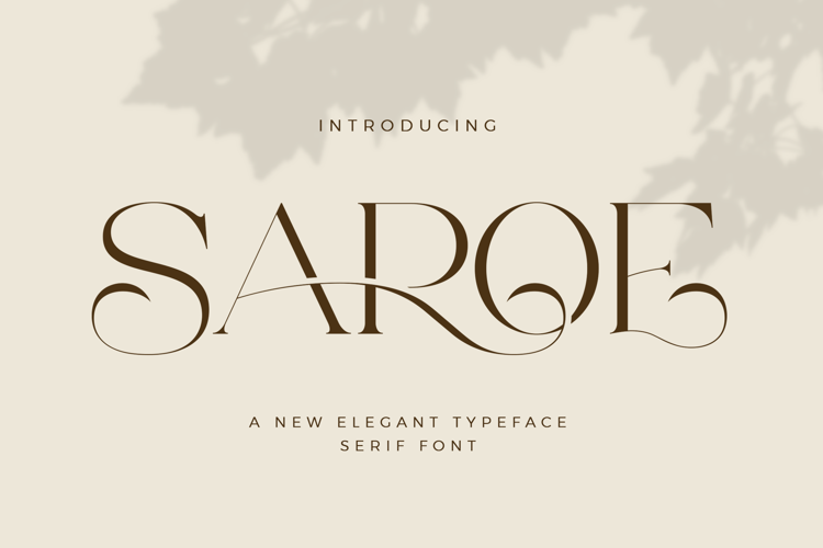 Preview of Saroe Font