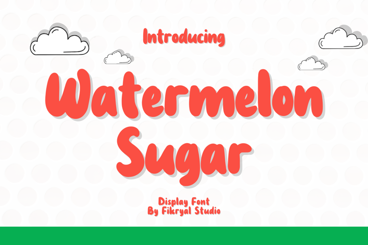 Preview of Watermelon Sugar Font
