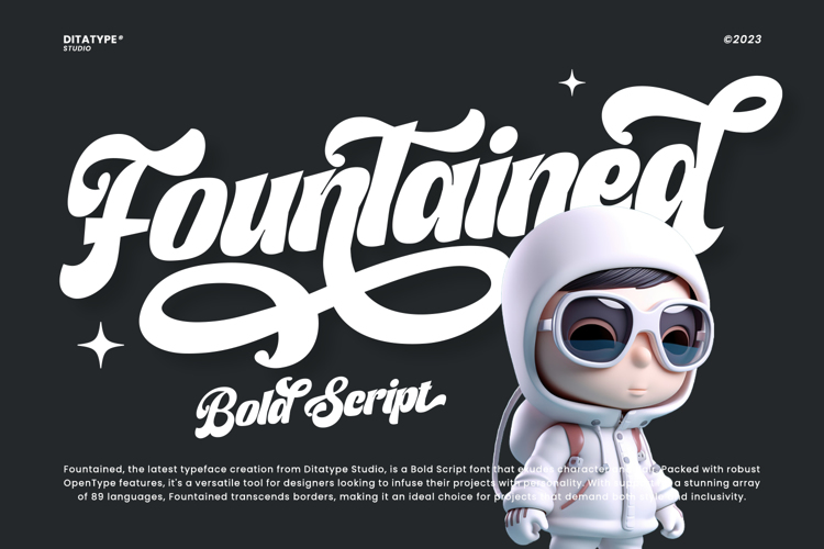 Fountained Font