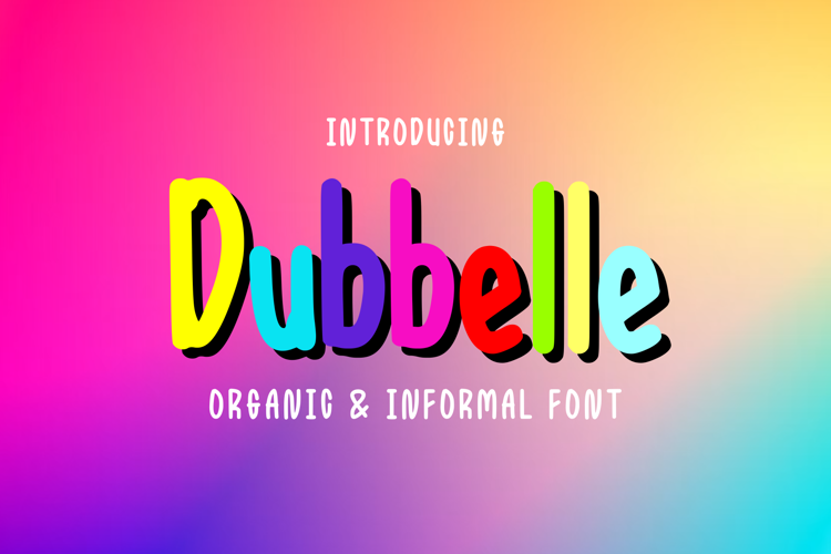 Expressive Lettering Lowercase Dubbelle Font - Free Download