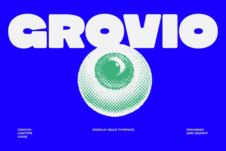 Preview of Grovio - Bold Dsiplay Font