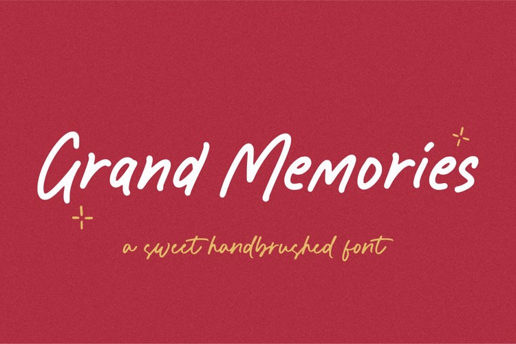 Grand Memories Font