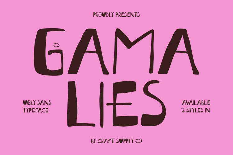 Preview of CS Gamalies Font