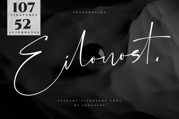 Preview of Eilonost Font