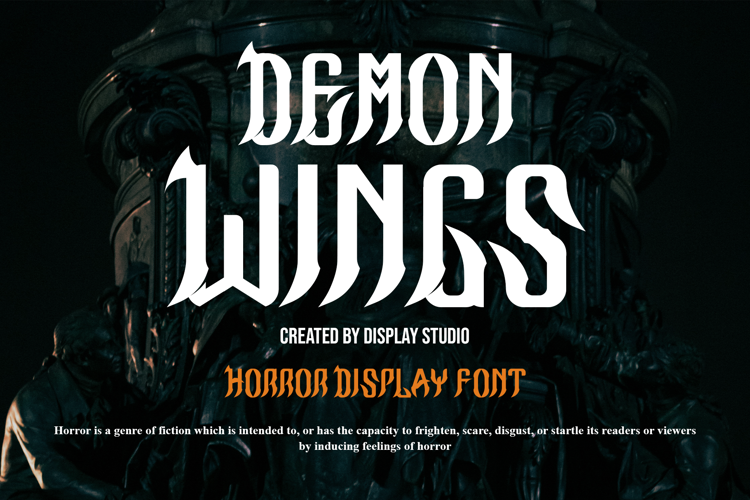 Demon Wings Font
