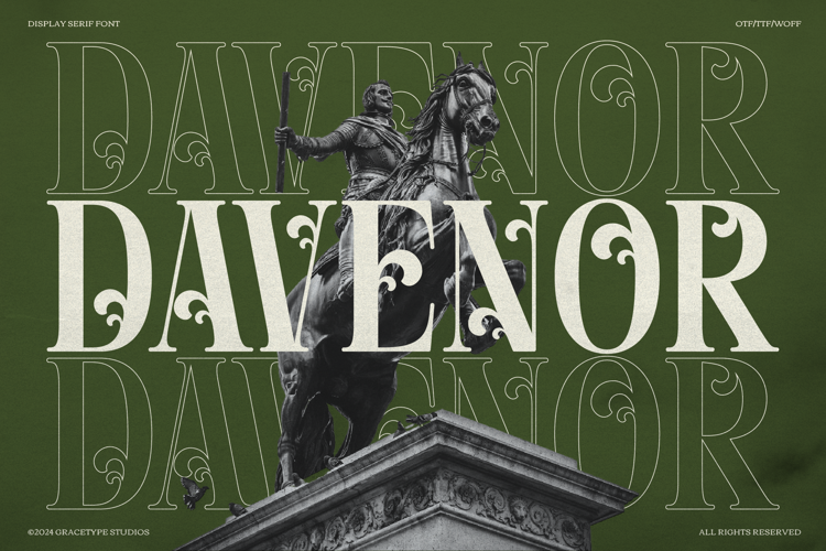 Preview of Davenor Font