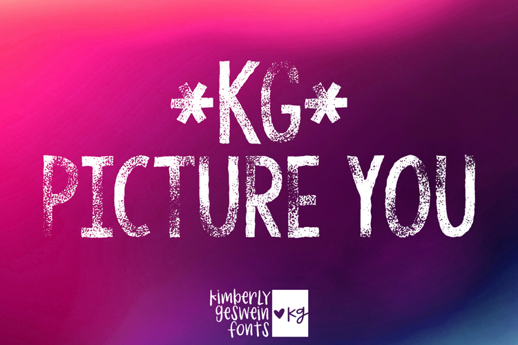 KG Picture You Font