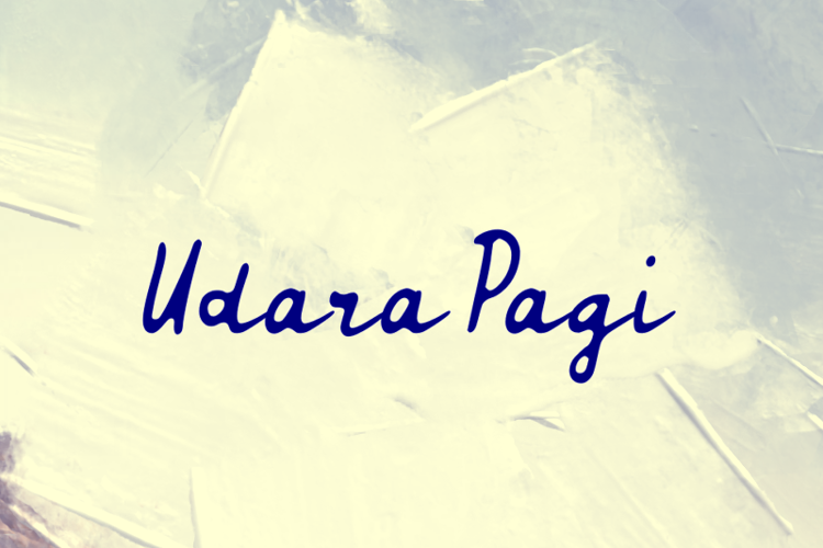 Preview of u Udara Pagi Font