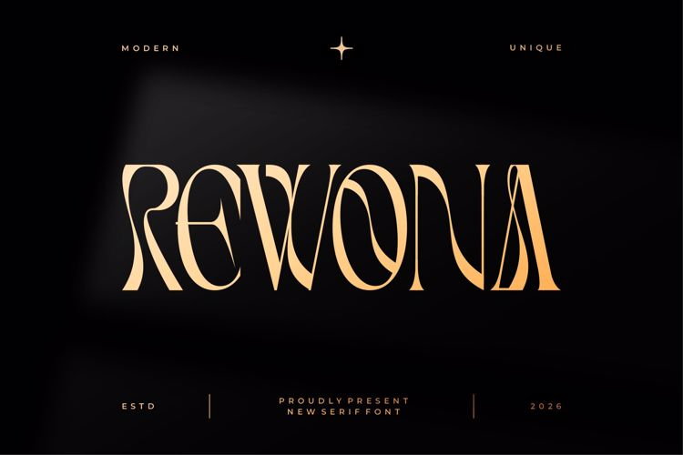 Preview of Rewona Font