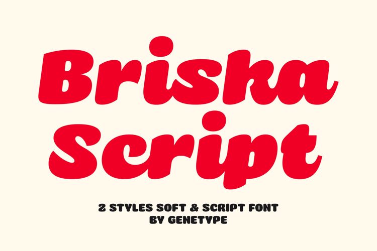 Preview of Briska Font