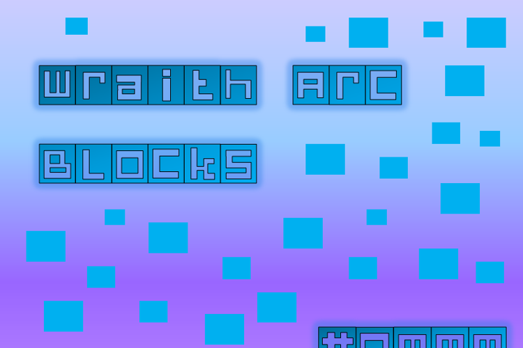 Wraith Arc Blocks Font