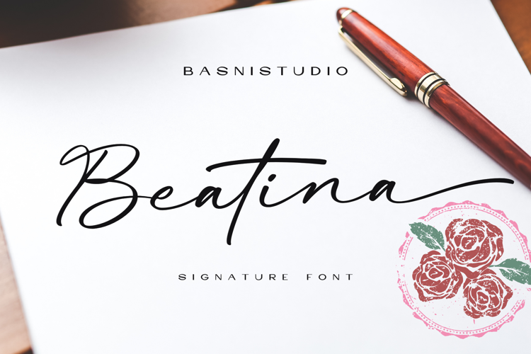Preview of Beatina Font