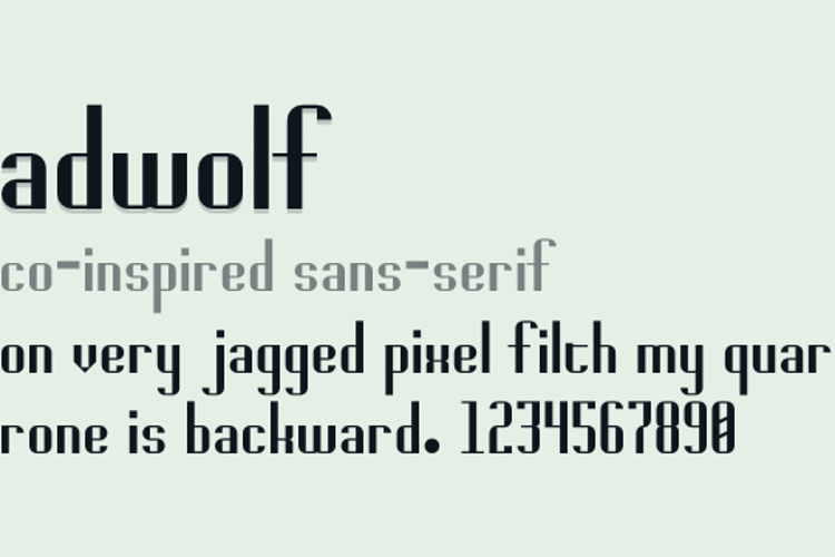 Badwolf Font