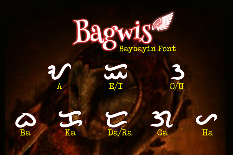 Bagwis baybayin Font