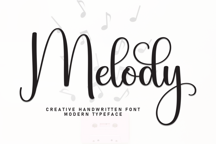 Preview of Melody Font