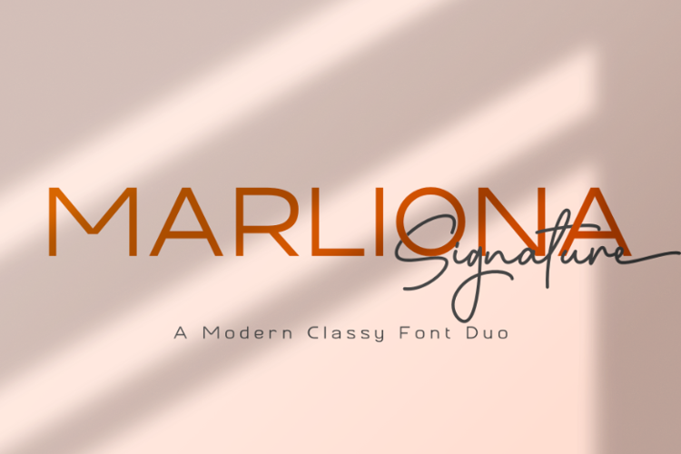 Preview of Marliona Font