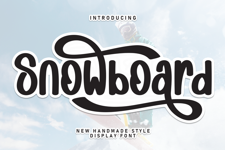 Preview of Snowboard Font