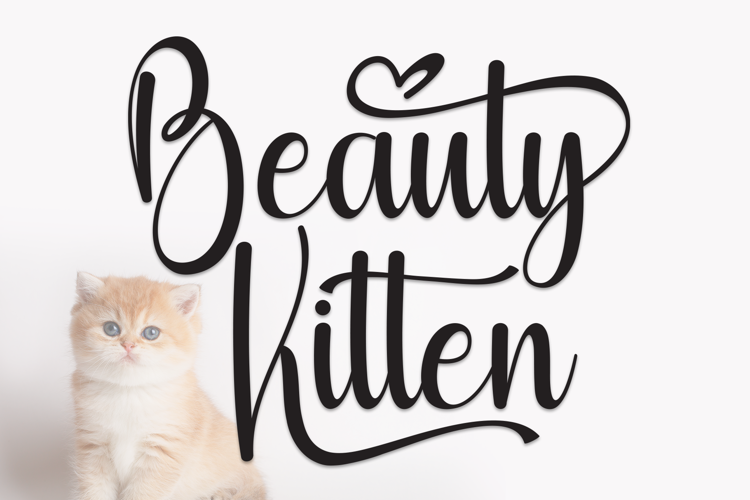 Preview of Beauty Kitten Font