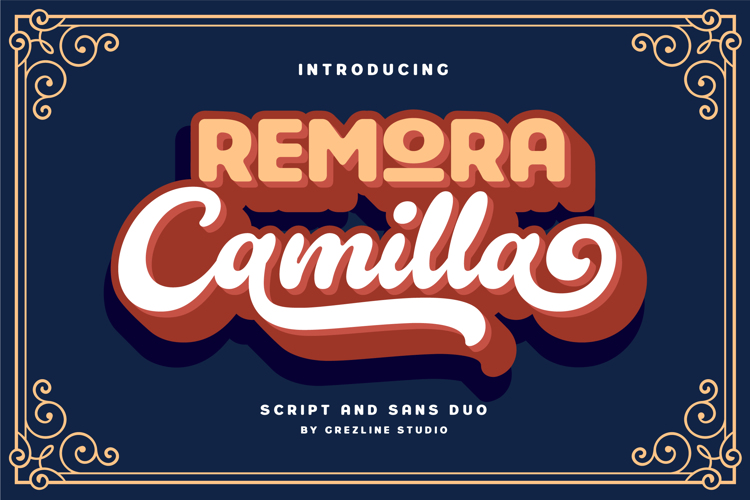 Remora Camilla Script Font