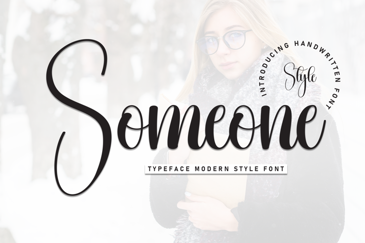 Preview of Someone Font
