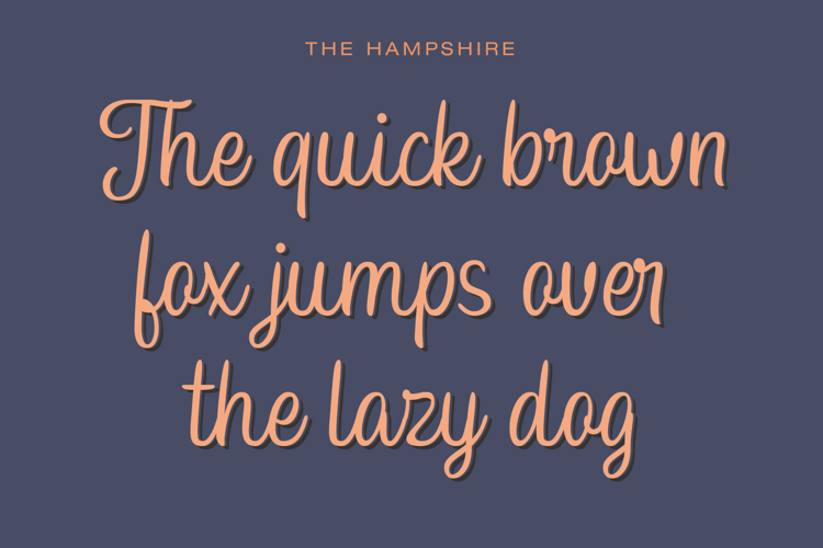 Hampshire Personal Font