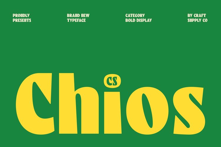 Preview of CS Chios Font