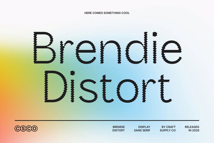 Preview of Brendie Distort Font