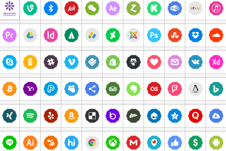 Social Icons Pro 2019 Font
