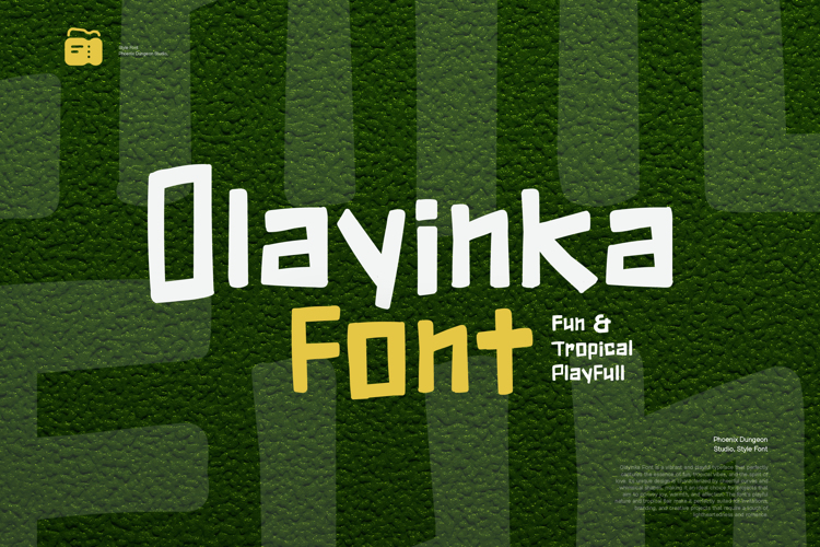 Preview of Olayinka Font
