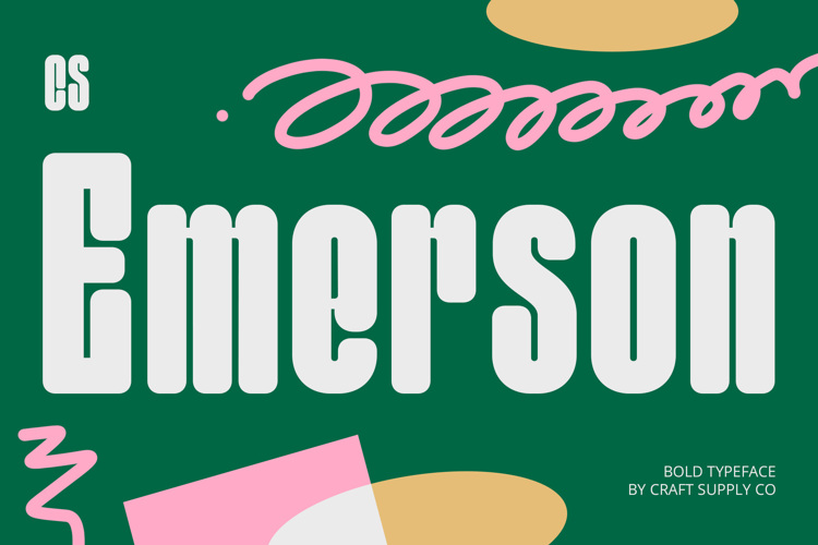 Preview of CS Emerson Font