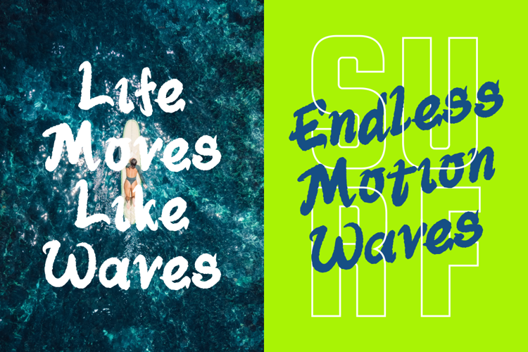 Preview of Ocean Brezze Font