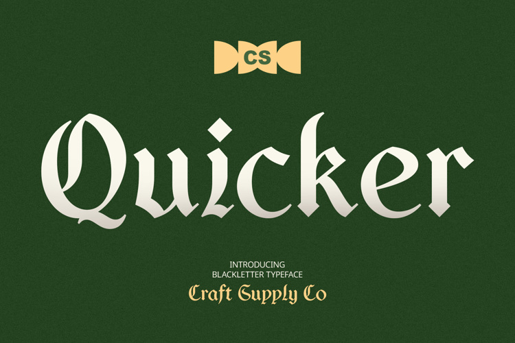 CS Quicker Font