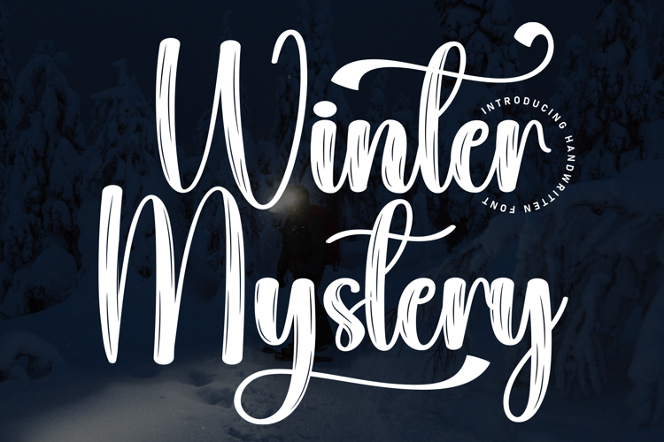 Preview of Mystery Winter Font